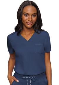 One Pocket Top by Med Couture, Style: MC7448-NAVY